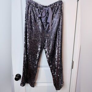 Listicle Purple Sequin Pants